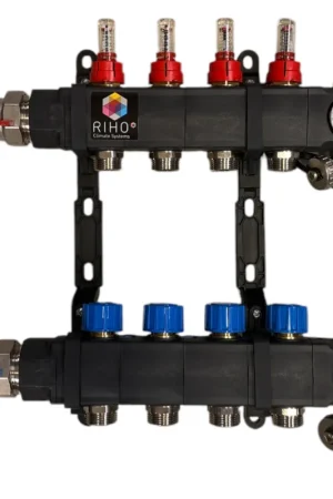 Vloerverwarming Kunststof Verdeler zonder Pomp Direct Beschikbaar