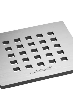 Alleen Vandaag Wedi Fundo Fino Afvoerrooster 5.1 Vierkant Massief RVS