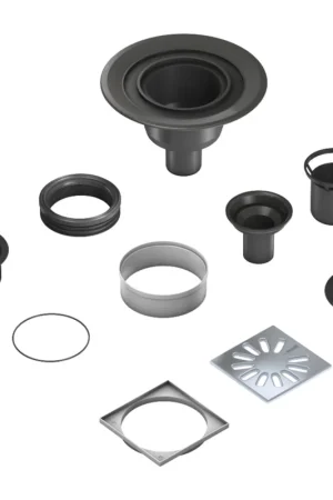 Wedi Fundo Put afvoer verticaal DN-50 vierkant Rechtstreeks Van De Fabrikant