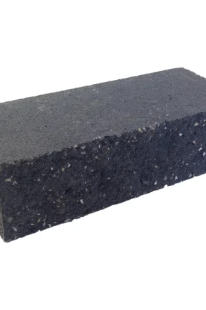 Voordeelprijs BIA Gevelsteen Normaalformaat Beton Zwart Breuk met Gebroken Reliëf