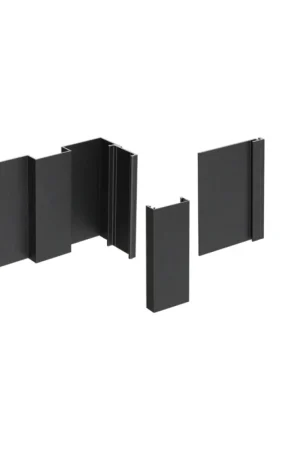 Voordeelprijs Cladix Aluminium Gevelbekleding Zwart – Binnenhoek Pakket