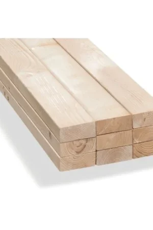 Vuren SLS balk C24 geschaafd ronde hoeken 38x140mm Alleen Vandaag