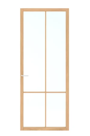 Beste Prijs Binnendeur Skantrae SSL 14808 Blank Glas Natural Oak