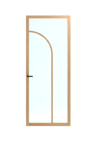 Beperkte Voorraad Binnendeur Skantrae SSL 14812 Blank Glas Natural Oak