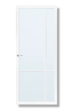 Veilige Betaling Binnendeur Skantrae Slimseries SSL 4407 Nevel Glas Wit