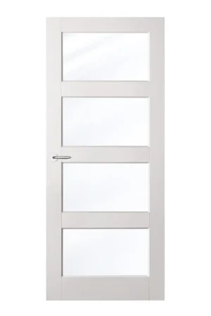 Weekendaanbieding Binnendeur Austria Balance Jersey met geplaatst Satijn Facetglas