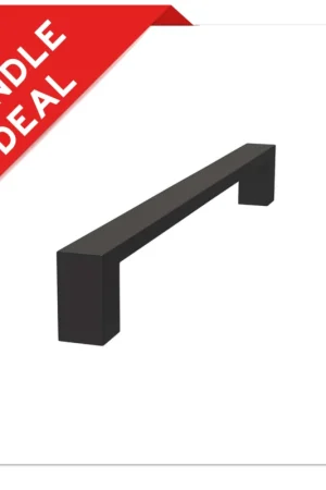 Aanbieding Sluitwerkpakketten met Deurgreep 28x300 Quadrate Zwart