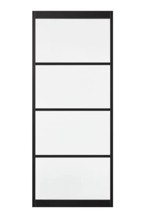 Voordeelprijs Taatsdeur Skantrae Slimseries Ultra SSL 4104 Blank Glas Zwart