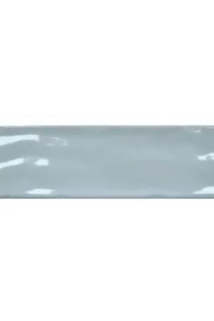 Beste Prijs BMS Budget Line Viena Ash Blue Glans WandTegel 7,5x30cm