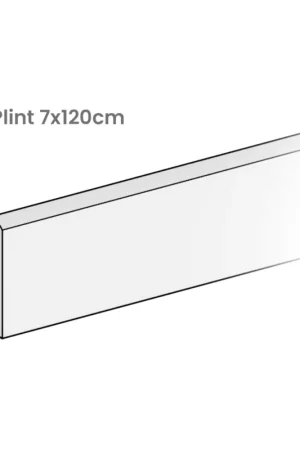Weekendaanbieding Unicom Starker Oxid Silver Plint 7x120cm