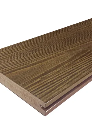 Beperkte Voorraad Elephant Driftwood Composiet Vlonderplank Massief Brown 24x190mm