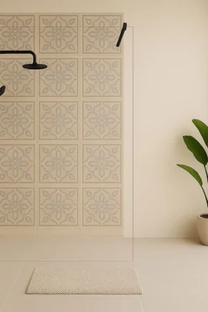 Wiesbaden Less Inloopdouche 8mm Nano Helder Glas / Mat Zwart Bestseller