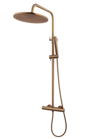 Wiesbaden Douchekraan OpbouwsetCaral Geborsteld Brons Koper Gratis Verzending