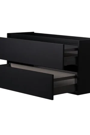 Wiesbaden Marmaris Losse Onderkast Met 2 Laden Zwart 120cm Op = Op
