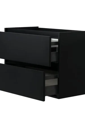 Wiesbaden Marmaris Losse Onderkast Met 2 Laden Zwart 80cm Lage Kosten