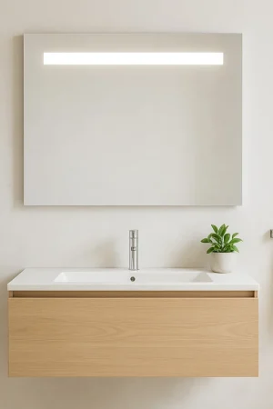 Wiesbaden Tigris Spiegel Vierkant 80x80cm - Led Finale Uitverkoop