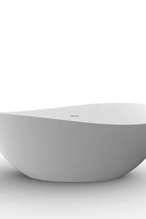 Wiesbaden Waive Vrijstaand Ligbad Acryl Mat Wit 160cm Fabrieksprijs