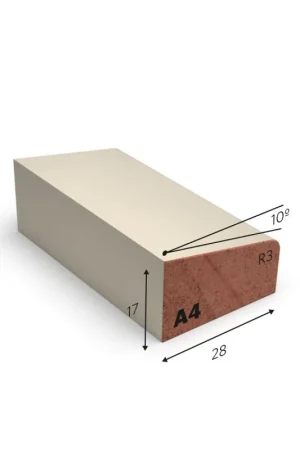 Aanbieding Hardhout glaslat a4 wit gegrond 17x28mm