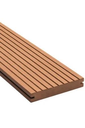 WPC composiet vlonderplank massief bruin 23x140mm Gereduceerde Prijs