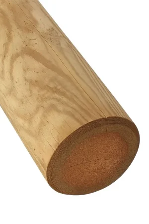 Veilige Betaling Rond gefreesde paal geïmpregneerd Ø100x6000mm