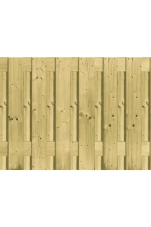 Tuinscherm geïmpregneerd grenen 21 planks 90x180cm Nu Kopen