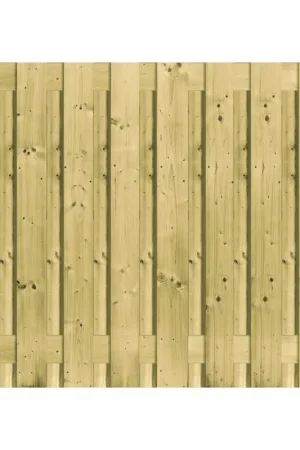 Tuinscherm geïmpregneerd grenen 21 planks 130x180cm Hete Deal