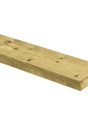 Vuren plank geschaafd geïmpregneerd 28x70mm Seizoensaanbieding