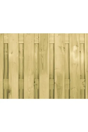 Tuinscherm geïmpregneerd grenen 19 planks 90x180cm Seizoensaanbieding