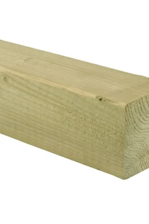 Vuren paal geschaafd geïmpregneerd 70x70mm Merkproduct