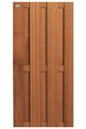 Tuinscherm bangkirai VC 7 planks 180x90cm Beste Prijs
