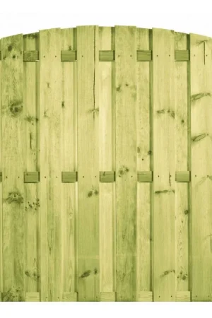 Tuinscherm geïmpregneerd grenen 15 planks met toog Express Levering