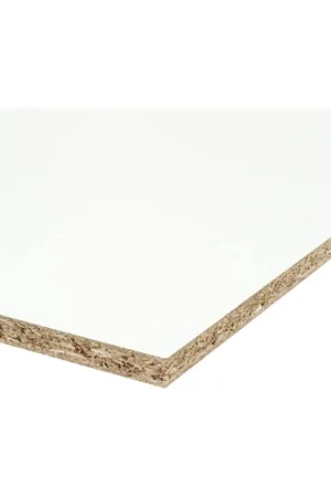 Actieprijs Geplastificeerd spaanplaat wit 020 tst 2500x1250x10mm