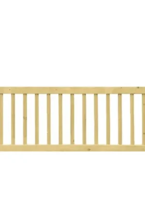 Tuinhek vuren geïmpregneerd recht in kader 60x180cm Seizoensaanbieding