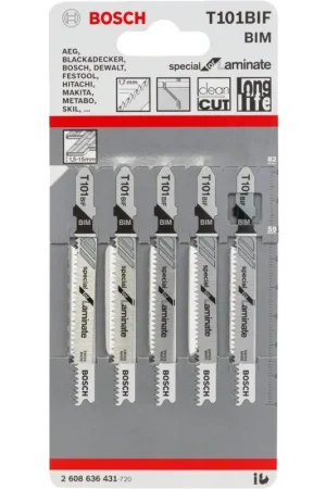 Veilige Betaling Bosch decoupeerzaagblad 100mm t101b blister 5 stuks