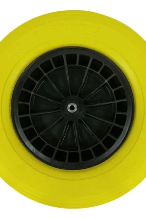 Aanbieding Fort kruiwagenwiel compleet nooit meer lek geel