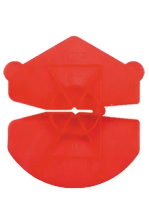 Uniclip rood vijfkant 3.0x60x65mm 341300 1000 stuks Meest Verkocht