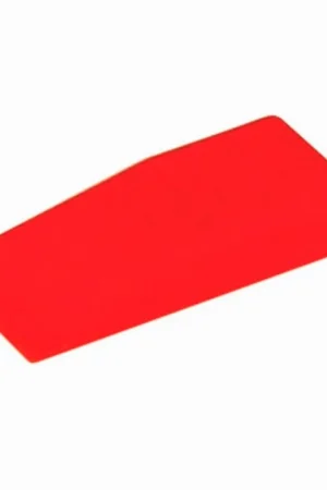 Actieprijs Wig kunststof rood 150x45x25mm 35 stuks