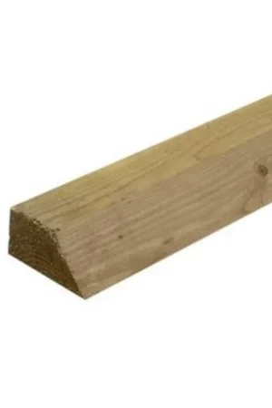 Achterhout schuin ne groen geimpregneerd 21x45mm Nu Kopen