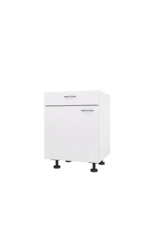 Nieuw Gootsteenkast links op plintpoten 600mm