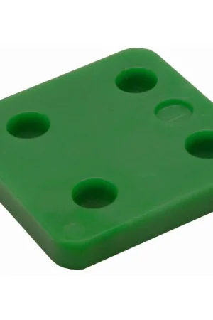 Uitverkoop GB drukplaat zonder sleuf 10.0x70x70mm groen 34710 / 48 stuks