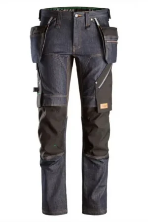 Dagaanbieding Snickers werkbroek flexiwork denim met holsterzakken mt48