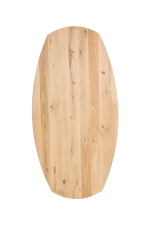 Direct Verzonden Starcrown tafelblad rustiek eiken deens ovaal facet rand 40mm 300x120cm