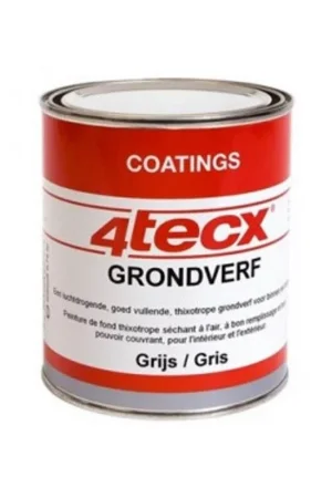 4tecx grondverf snel grijs 0.75ltr oplosmiddelbasis Premium