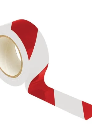 Shop Nu Technotape markeringstape 018 rood/wit 50mm x 33meter