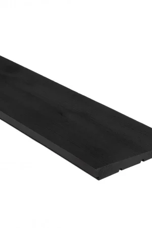 Alleen Vandaag Achterwand vuren zwart rabat Zweeds 680cm