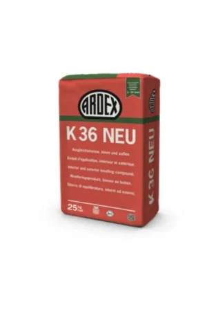 Veilige Betaling Ardex k36 vloeregalisatie binnen en buiten laagdikte tussen 3 en 30mm zak 25kg
