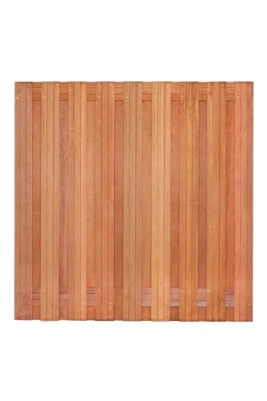 Tuinscherm hardhout 17 planks 180x180cm Koop Online