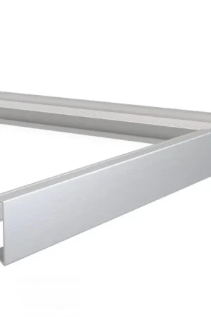 Aluminium daktrim buitenhoek zilverkleurig 45x45x500mm Gratis Retour