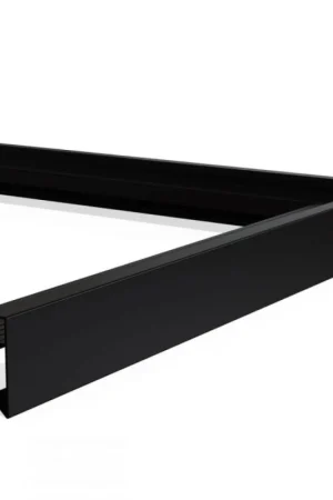 Aluminium daktrim buitenhoek zwart 45x45x500mm Goedkoop