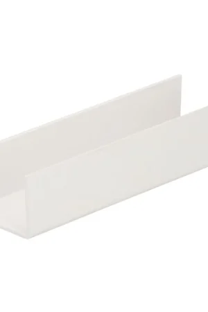 Beperkte Voorraad U-profiel wit 20x101x20x1.2mm 5200mm